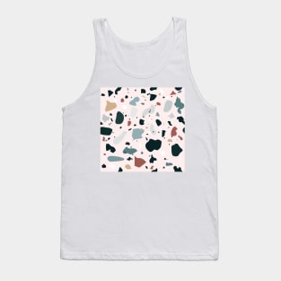 Marble Light Pink Pattern Tank Top